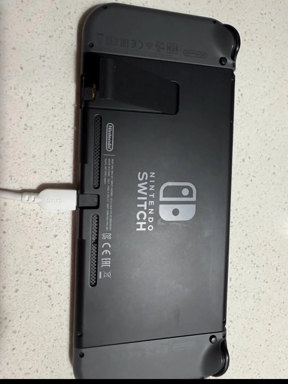 Nintendo Switch Console with Gray Joy-Con Controllers